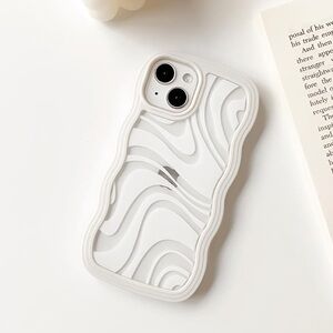 Wavy iPhone 15 Plus Clear Case